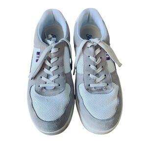 SeaVees Cardinal Sneaker Mens 9 Leather Suede Beige White Casual Lace Up